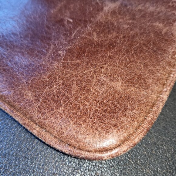 The Sak Wristlet Leather Bag Patchwork Striped Boho Wallet Retro - Picture 9 of 11